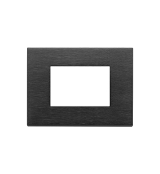 Plate 3M metal brushed black