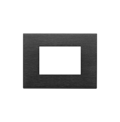 Plate 3M metal brushed black