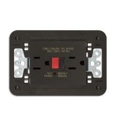 15A 2P GCFI Outlet Black